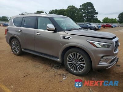 Czwarte zdjęcie samochodu z boku: 2018 INFINITI QX80 BASE VIN:JN8AZ2ND4J9840608 - miniatura