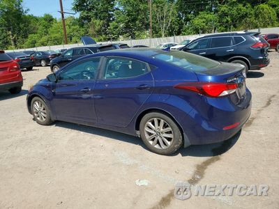 Trzecie zdjęcie samochodu z tyłu: 2014 HYUNDAI ELANTRA SE VIN:5NPDH4AE8EH539438 - miniatura