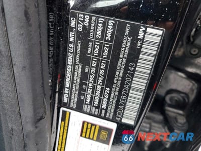 Zdjęcie 13 z 13 samochodu: 2013 MERCEDES-BENZ ML 63 AMG VIN:4JGDA7EB7DA207143 - miniatura