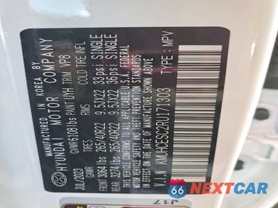 Zdjęcie 13 z 13 samochodu: 2024 GENESIS GV80 3.5T VIN:KMUHCESC2RU171303 - miniatura