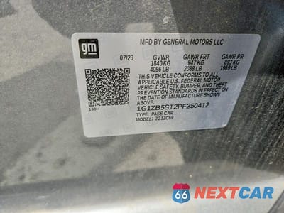 Zdjęcie 12 z 12 samochodu: 2023 CHEVROLET MALIBU LS VIN:1G1ZB5ST2PF250412 - miniatura