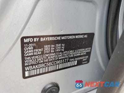 Zdjęcie 12 z 12 samochodu: 2012 BMW 750 LI VIN:WBAKB8C56CC965177 - miniatura
