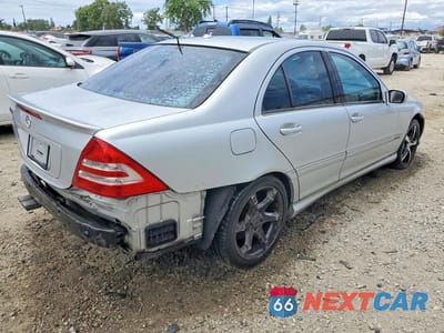 Trzecie zdjęcie samochodu z tyłu: 2007 MERCEDES-BENZ C 230 VIN:WDBRF52H87F874043 - miniatura