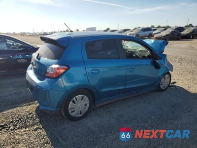 Trzecie zdjęcie samochodu z tyłu: 2021 MITSUBISHI MIRAGE ES VIN:ML32AUHJ8MH001420 - miniatura