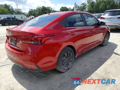 Trzecie zdjęcie samochodu z tyłu: 2019 HYUNDAI ACCENT SE VIN:3KPC24A37KE077109 - miniatura