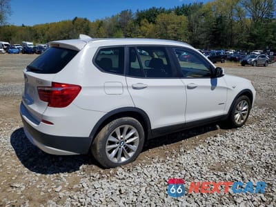 Trzecie zdjęcie samochodu z tyłu: 2014 BMW X3 XDRIVE28I VIN:5UXWX9C57E0D36089 - miniatura
