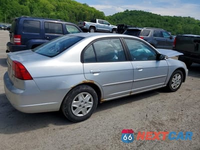 Trzecie zdjęcie samochodu z tyłu: 2003 HONDA CIVIC LX VIN:2HGES16623H584341 - miniatura