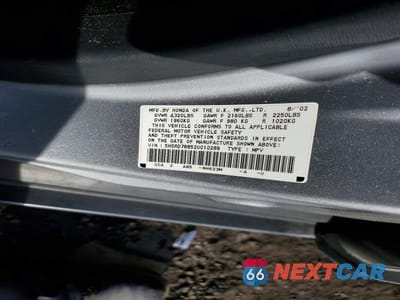 Zdjęcie 13 z 13 samochodu: 2002 HONDA CRV AWD VIN:SHSRD78852U010289 - miniatura