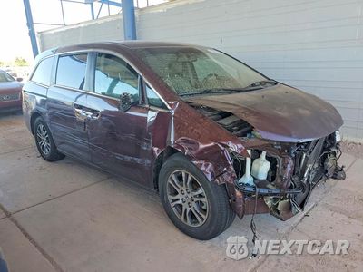 Czwarte zdjęcie samochodu z boku: 2011 HONDA ODYSSEY EXL VIN:5FNRL5H67BB039290 - miniatura