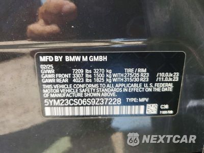Zdjęcie 13 z 13 samochodu: 2025 BMW XM VIN:5YM23CS06S9Z37228 - miniatura