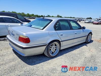 Trzecie zdjęcie samochodu z tyłu: 2001 BMW 740 I AUTOMATIC VIN:WBAGG83421DN83170 - miniatura