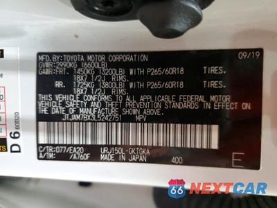 Zdjęcie 14 z 14 samochodu: 2020 LEXUS GX 460 PREMIUM VIN:JTJAM7BX3L5242751 - miniatura
