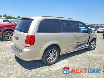 Trzecie zdjęcie samochodu z tyłu: 2014 DODGE GRAND CARAVAN SXT VIN:2C4RDGCGXER323319 - miniatura