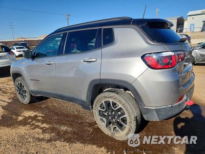 Drugie zdjęcie samochodu z przodu: 2019 JEEP COMPASS TRAILHAWK VIN:3C4NJDDB6KT667828 - miniatura