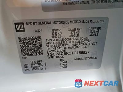 Zdjęcie 12 z 12 samochodu: 2026 CHEVROLET SILVERADO C1500 LT VIN:3GCPACEK1TG156927 - miniatura