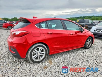 Trzecie zdjęcie samochodu z tyłu: 2017 CHEVROLET CRUZE LT VIN:3G1BE6SM3HS512474 - miniatura