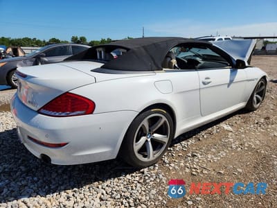 Trzecie zdjęcie samochodu z tyłu: 2010 BMW 650 I VIN:WBAEB5C59AC225938 - miniatura