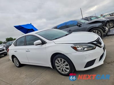 Czwarte zdjęcie samochodu z boku: 2019 NISSAN SENTRA S VIN:3N1AB7AP9KY212393 - miniatura