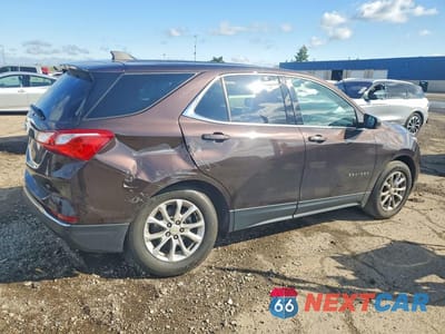 Trzecie zdjęcie samochodu z tyłu: 2020 CHEVROLET EQUINOX LT VIN:2GNAXJEV3L6200741 - miniatura