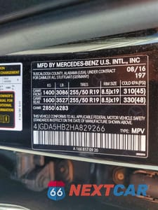 Zdjęcie 13 z 13 samochodu: 2017 MERCEDES-BENZ GLE 350 4MATIC VIN:4JGDA5HB2HA829266 - miniatura