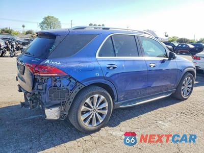 Trzecie zdjęcie samochodu z tyłu: 2020 MERCEDES-BENZ GLE 350 4MATIC VIN:4JGFB4KE2LA150674 - miniatura