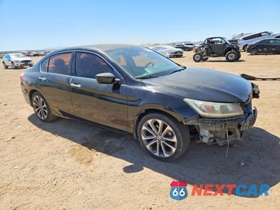 Czwarte zdjęcie samochodu z boku: 2015 HONDA ACCORD SPORT VIN:1HGCR2F54FA214124 - miniatura