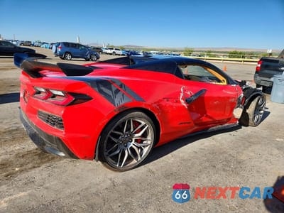 Trzecie zdjęcie samochodu z tyłu: 2026 CHEVROLET CORVETTE Z06 3LZ VIN:1G1YF3D31T5604129 - miniatura