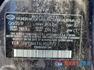 Zdjęcie 12 z 12 samochodu: 2020 HYUNDAI ELANTRA SEL VIN:5NPD84LF6LH559173 - miniatura