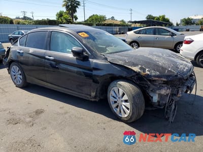 Czwarte zdjęcie samochodu z boku: 2013 HONDA ACCORD EXL VIN:1HGCR3F88DA006521 - miniatura