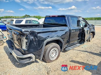 Trzecie zdjęcie samochodu z tyłu: 2022 GMC SIERRA C1500 VIN:1GTPHAEK2NZ603039 - miniatura