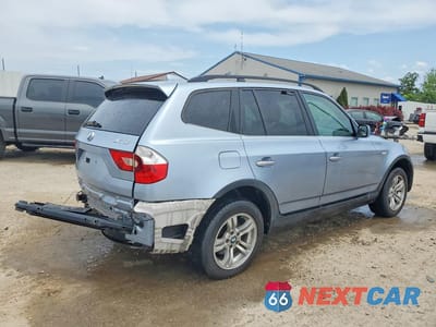Trzecie zdjęcie samochodu z tyłu: 2006 BMW X3 3.0I VIN:WBXPA93496WG83715 - miniatura