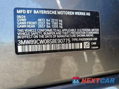 Zdjęcie 12 z 12 samochodu: 2025 BMW 330XI VIN:3MW89CW08S8E90775 - miniatura