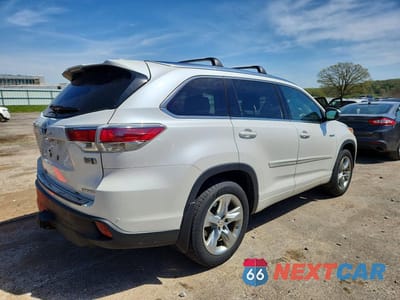 Trzecie zdjęcie samochodu z tyłu: 2015 TOYOTA HIGHLANDER HYBRID LIMITED VIN:5TDDCRFHXFS011569 - miniatura