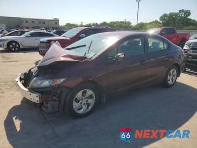 2013 HONDA CIVIC LX 19XFB2F56DE098256 - główne zdjęcie licytacji z USA - miniatura
