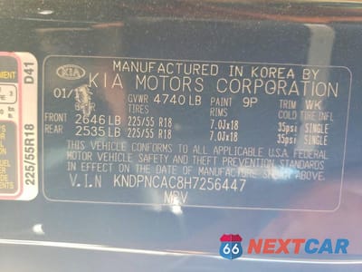 Zdjęcie 13 z 13 samochodu: 2017 KIA SPORTAGE EX VIN:KNDPNCAC8H7256447 - miniatura