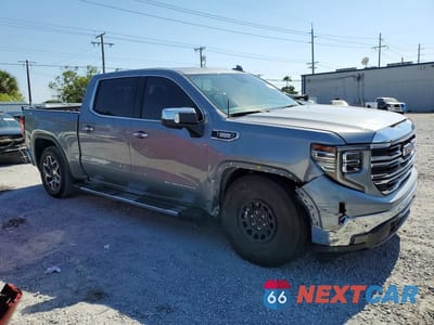 Czwarte zdjęcie samochodu z boku: 2023 GMC SIERRA K1500 SLT VIN:3GTUUDE88PG286827 - miniatura
