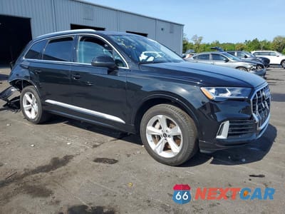 Czwarte zdjęcie samochodu z boku: 2022 AUDI Q7 PREMIUM VIN:WA1AXBF72ND012970 - miniatura