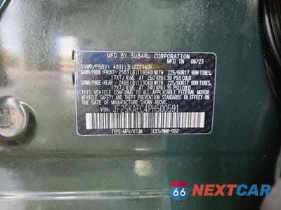 Zdjęcie 13 z 13 samochodu: 2023 SUBARU FORESTER PREMIUM VIN:JF2SKAEC4PH500591 - miniatura