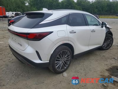 Trzecie zdjęcie samochodu z tyłu: 2024 LEXUS RX 450H+ LUXURY VIN:JTJCJMGA7R2020552 - miniatura
