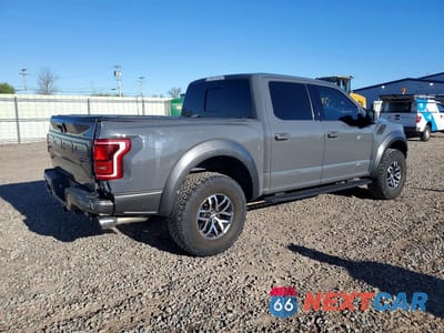 Trzecie zdjęcie samochodu z tyłu: 2018 FORD F150 RAPTOR VIN:1FTFW1RG4JFC85105 - miniatura