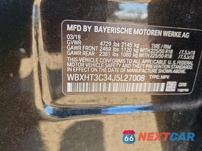 Zdjęcie 14 z 14 samochodu: 2018 BMW X1 XDRIVE28I VIN:WBXHT3C34J5L27008 - miniatura