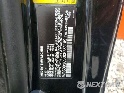 Zdjęcie 13 z 13 samochodu: 2012 BMW M3 VIN:WBSDX9C50CE785189 - miniatura
