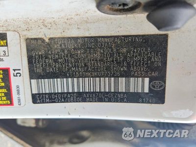 Zdjęcie 13 z 13 samochodu: 2019 TOYOTA CAMRY LE VIN:4T1B11HK9KU773736 - miniatura