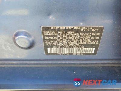 Zdjęcie 13 z 13 samochodu: 2012 SUBARU FORESTER 2.5X PREMIUM VIN:JF2SHBDC3CG403954 - miniatura