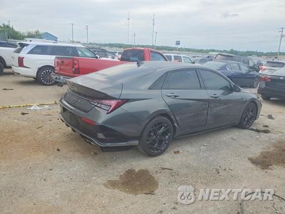 Trzecie zdjęcie samochodu z tyłu: 2024 HYUNDAI ELANTRA N LINE VIN:KMHLR4DF7RU809117 - miniatura