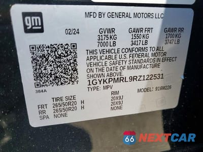 Zdjęcie 14 z 14 samochodu: 2024 CADILLAC LYRIQ TECH VIN:1GYKPMRL9RZ122531 - miniatura