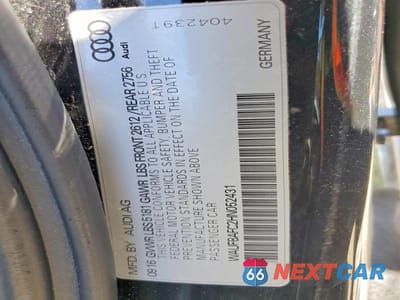 Zdjęcie 13 z 13 samochodu: 2017 AUDI A6 PREMIUM VIN:WAUF8AFC2HN052431 - miniatura