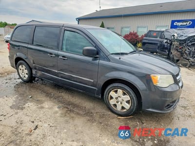 Czwarte zdjęcie samochodu z boku: 2012 DODGE GRAND CARAVAN SE VIN:2C4RDGBG8CR182197 - miniatura