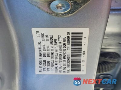Zdjęcie 12 z 12 samochodu: 2017 HONDA ACCORD LX VIN:1HGCR2F31HA012018 - miniatura