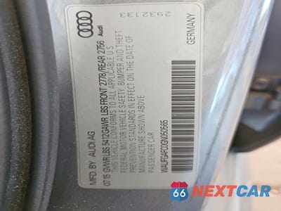 Zdjęcie 12 z 12 samochodu: 2016 AUDI A6 PREMIUM PLUS VIN:WAUFGAFC0GN050565 - miniatura